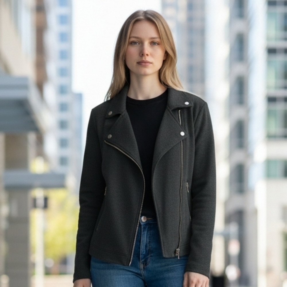 CAbi Charcoal Gray Blazer Jacket